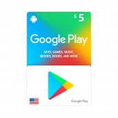 US - $5 Google Play Card -...