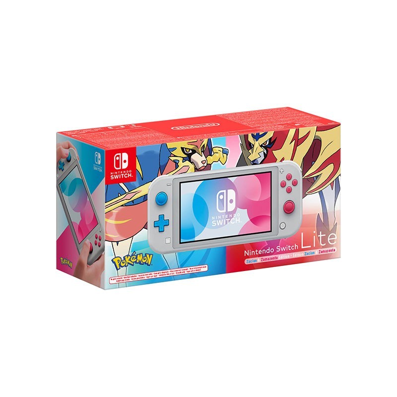 nintendo switch lite zacian & zamazenta edition
