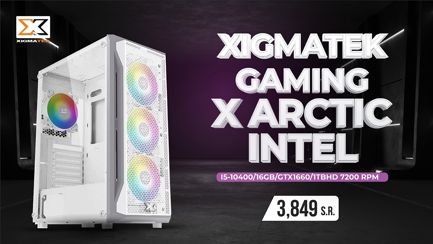 Xigmatek Gaming X Arctic Intel I5-10400/16GB/GTX1660/1TBHD 7200 RPM